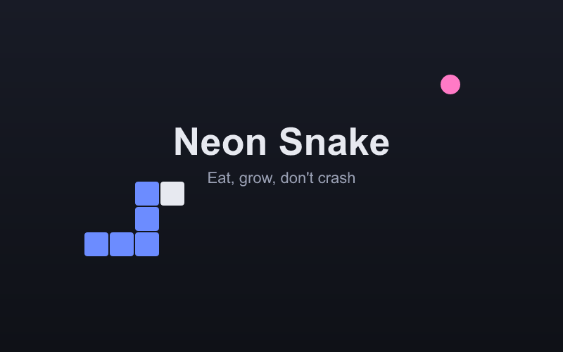 Neon Snake — play free online at ZentaPlay