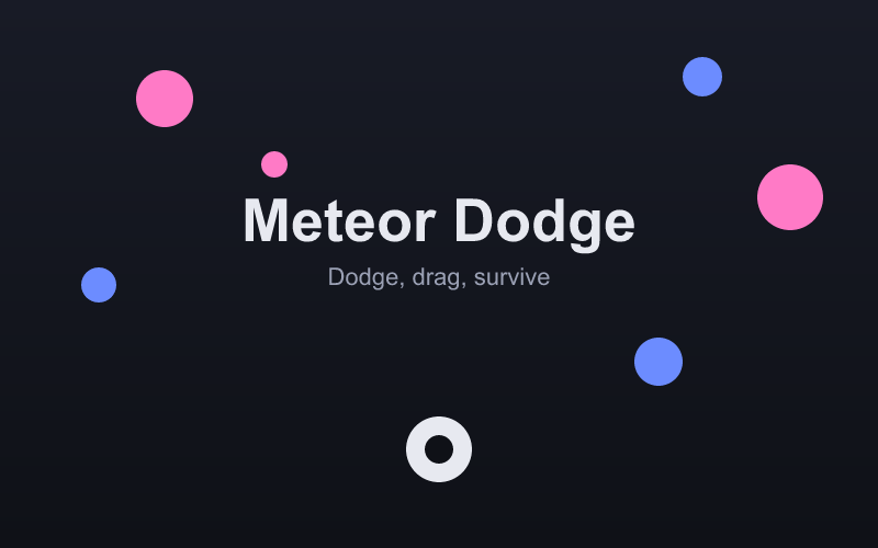 Meteor Dodge — play free online at ZentaPlay